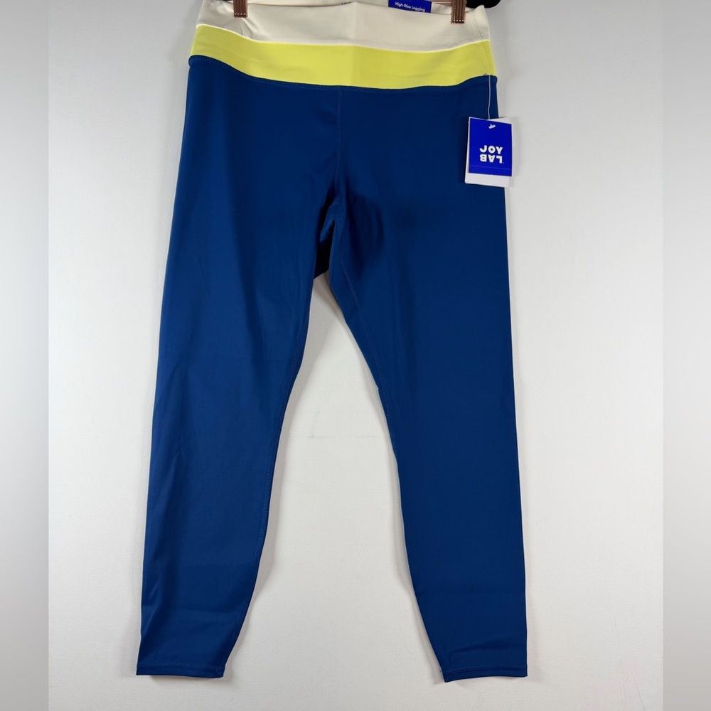 JoyLab™ Women's High-Rise Colorblocked Leggings - Navy Blue  All Sizes - Picture 5 of 16